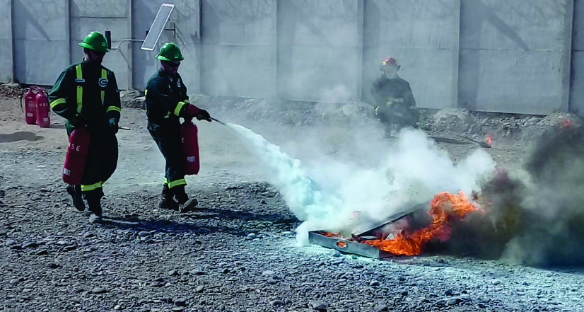 Extinción de Incendios y Roles de Evacuación